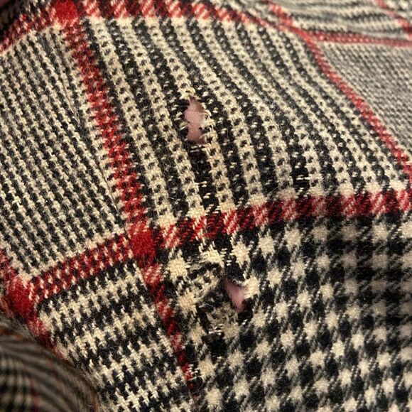 Aquascrutum Vintage Plaid Trench Coat with Belt - Picture 16 of 16